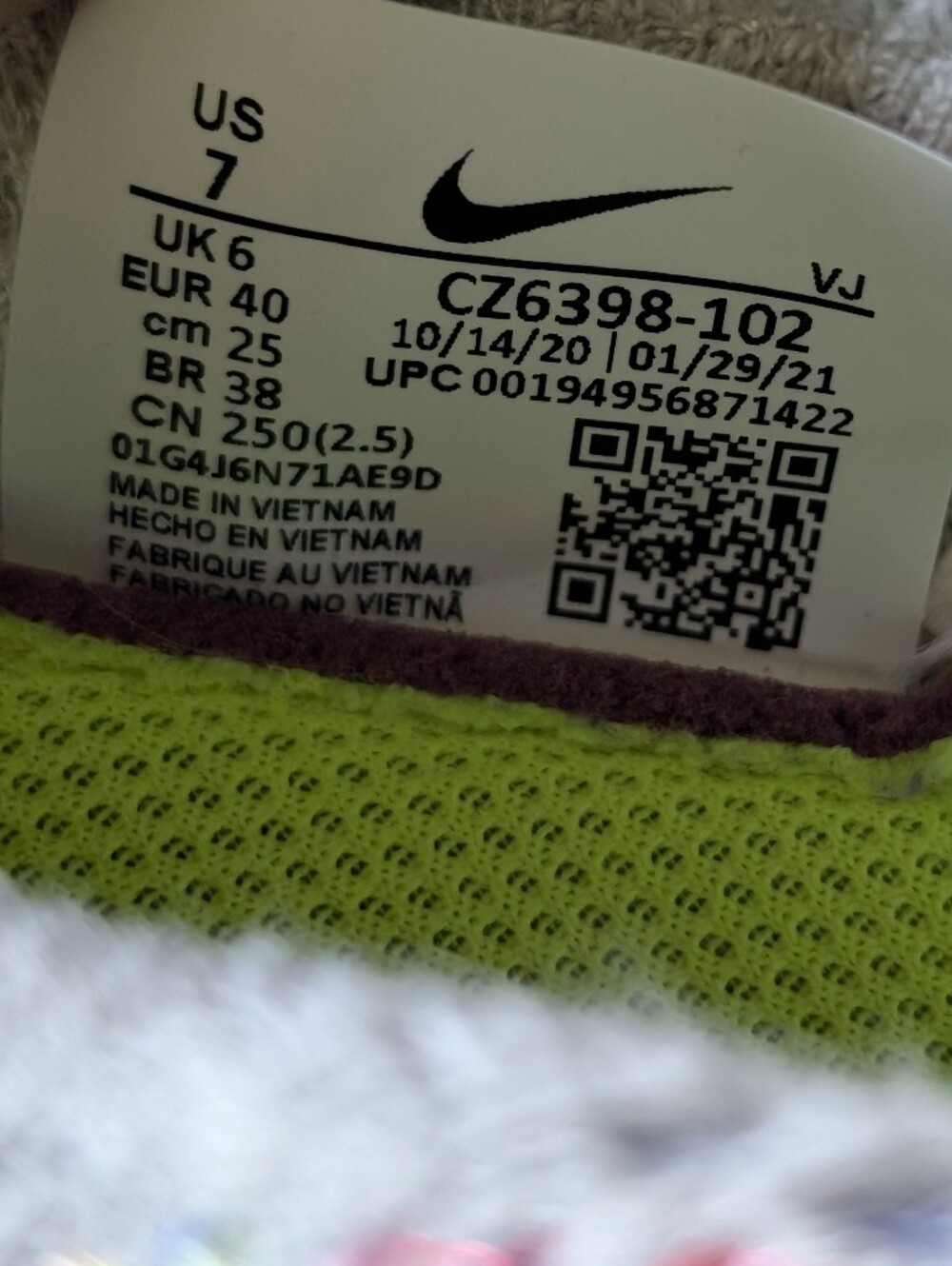 Nike Space Hippie 04 Be True White Photon Dust Multi CZ6398-102 - Picture 5 of 9